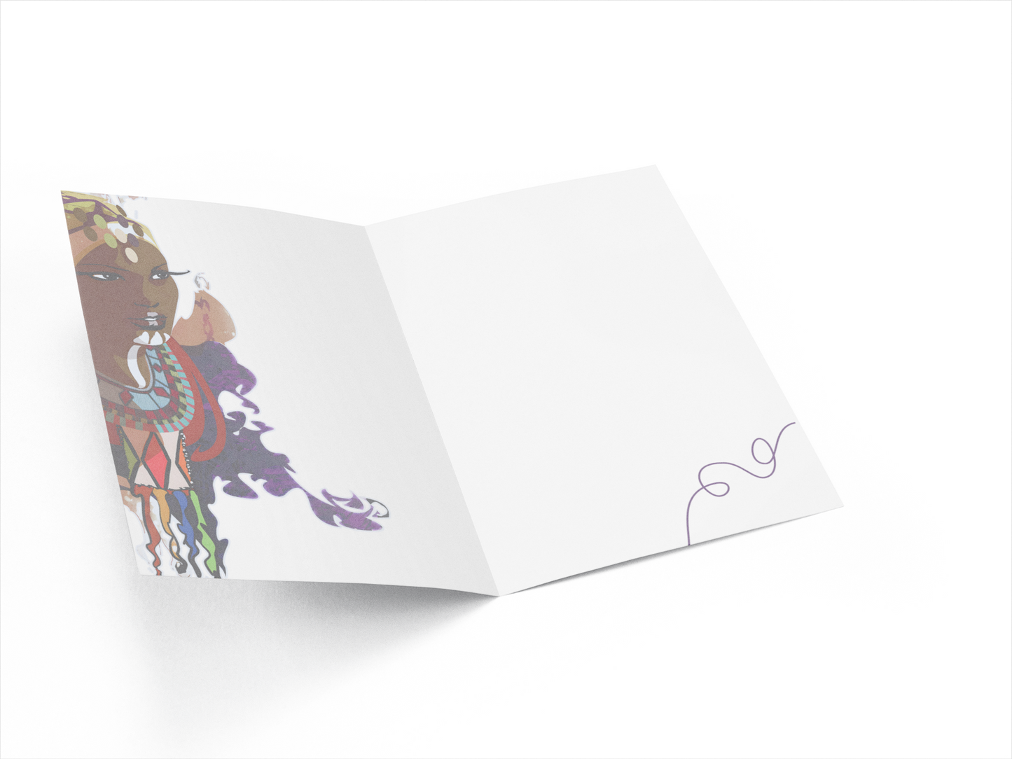 Greeting Card - Tribal Beauty