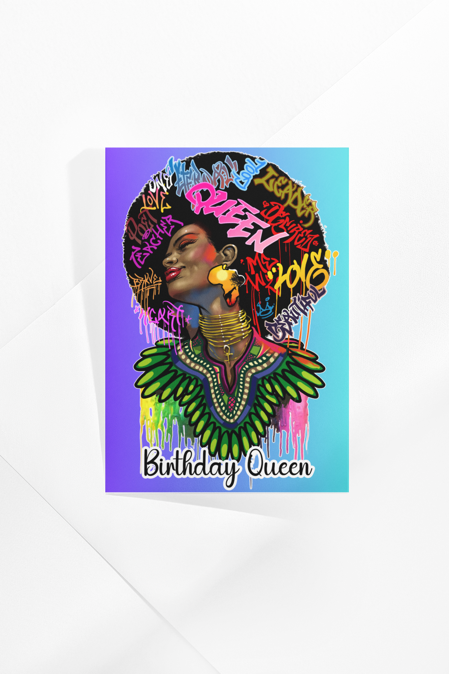 Birthday Card - Queen
