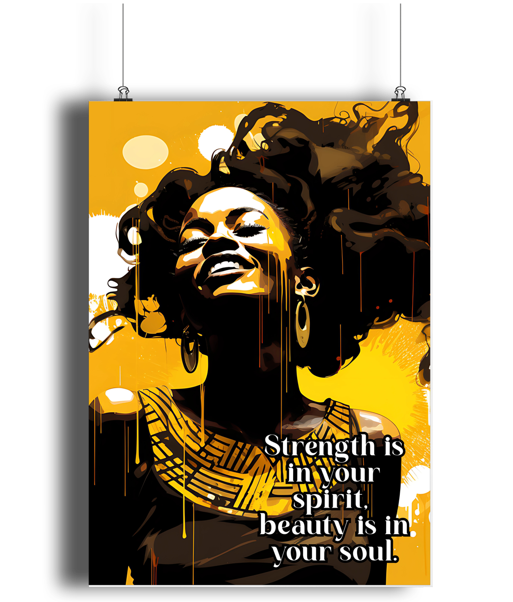 Golden Art Print