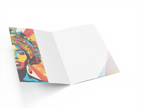 Birthday Card - Awesome Beauty