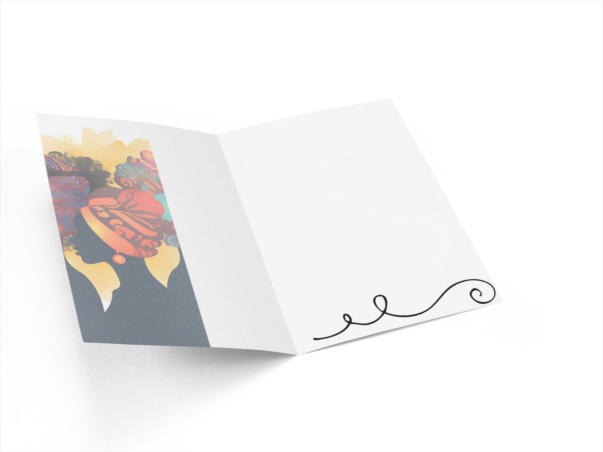 Birthday Card - Headdress