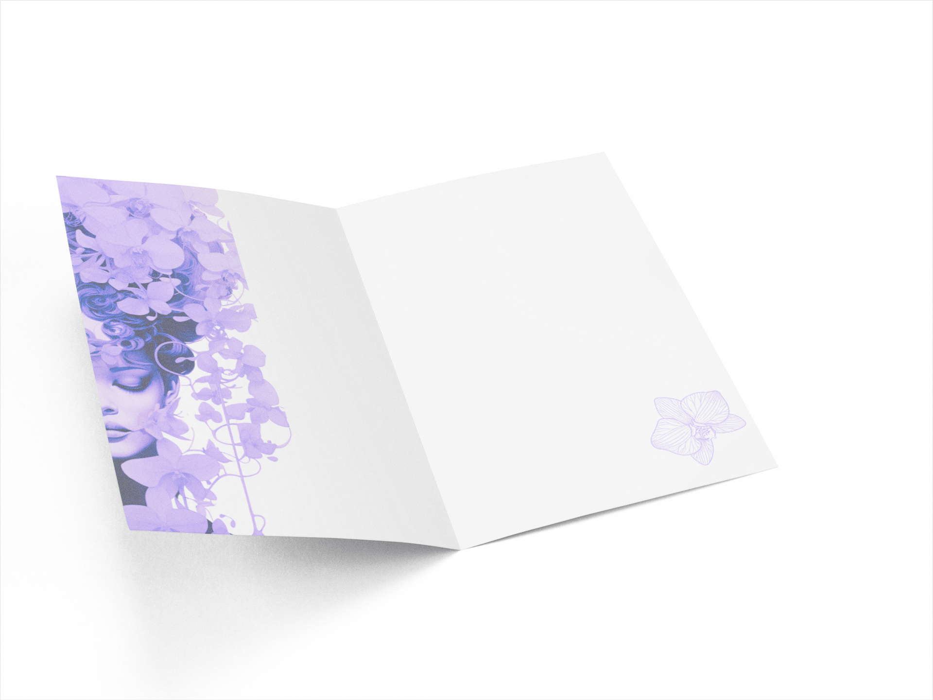 Birthday Card - Flowers of Peace