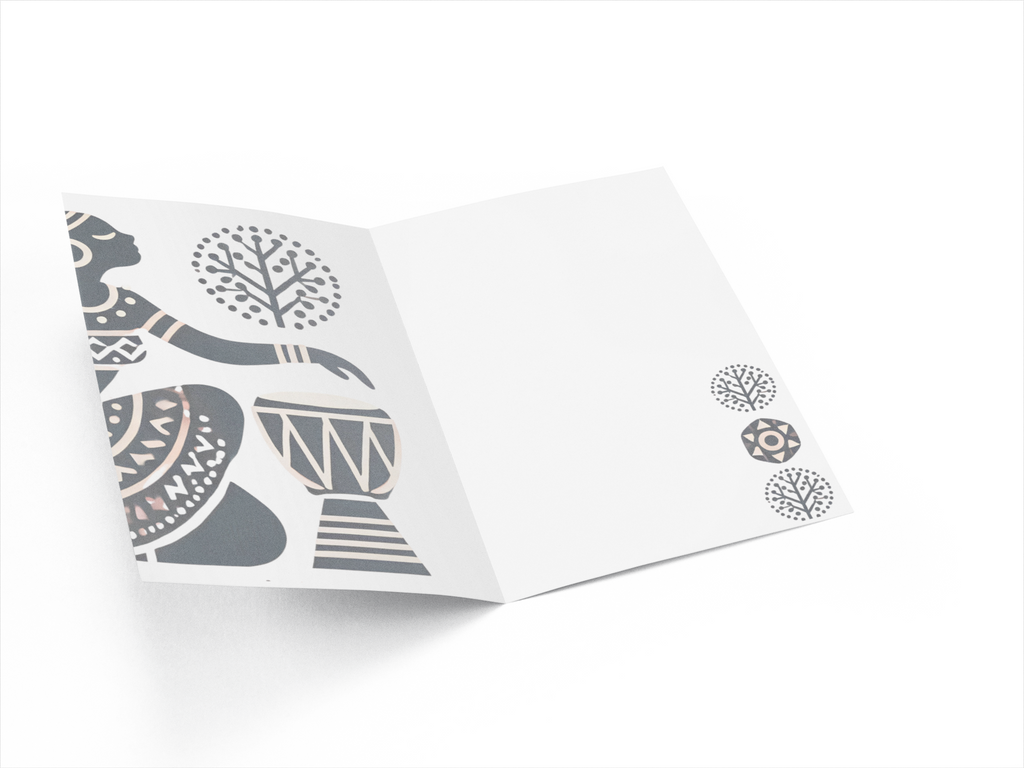 Mothers Day Card - Djembe