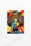 Birthday Card - Awesome Beauty