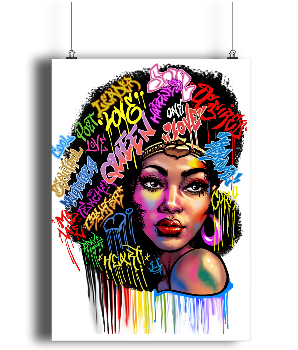 Black Gold Art Print