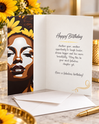 Sunflower Glow Birthday Card