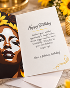 Sunflower Glow Birthday Card
