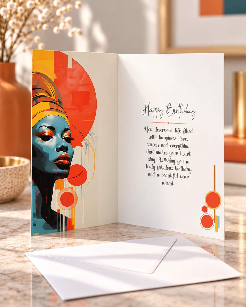 Bold Spirit Birthday Card