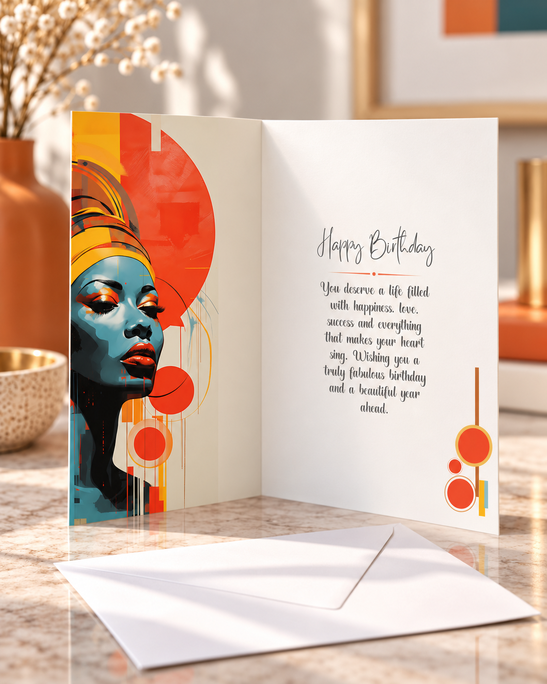 Bold Spirit Birthday Card