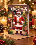 Santa Christmas Card