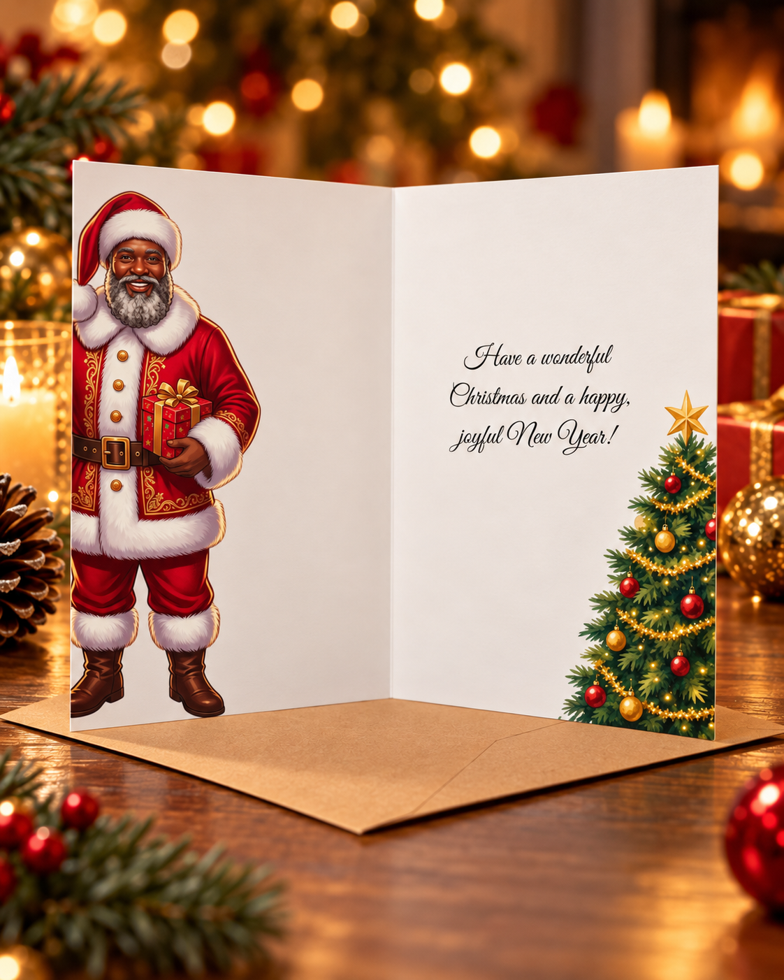 Santa Christmas Card