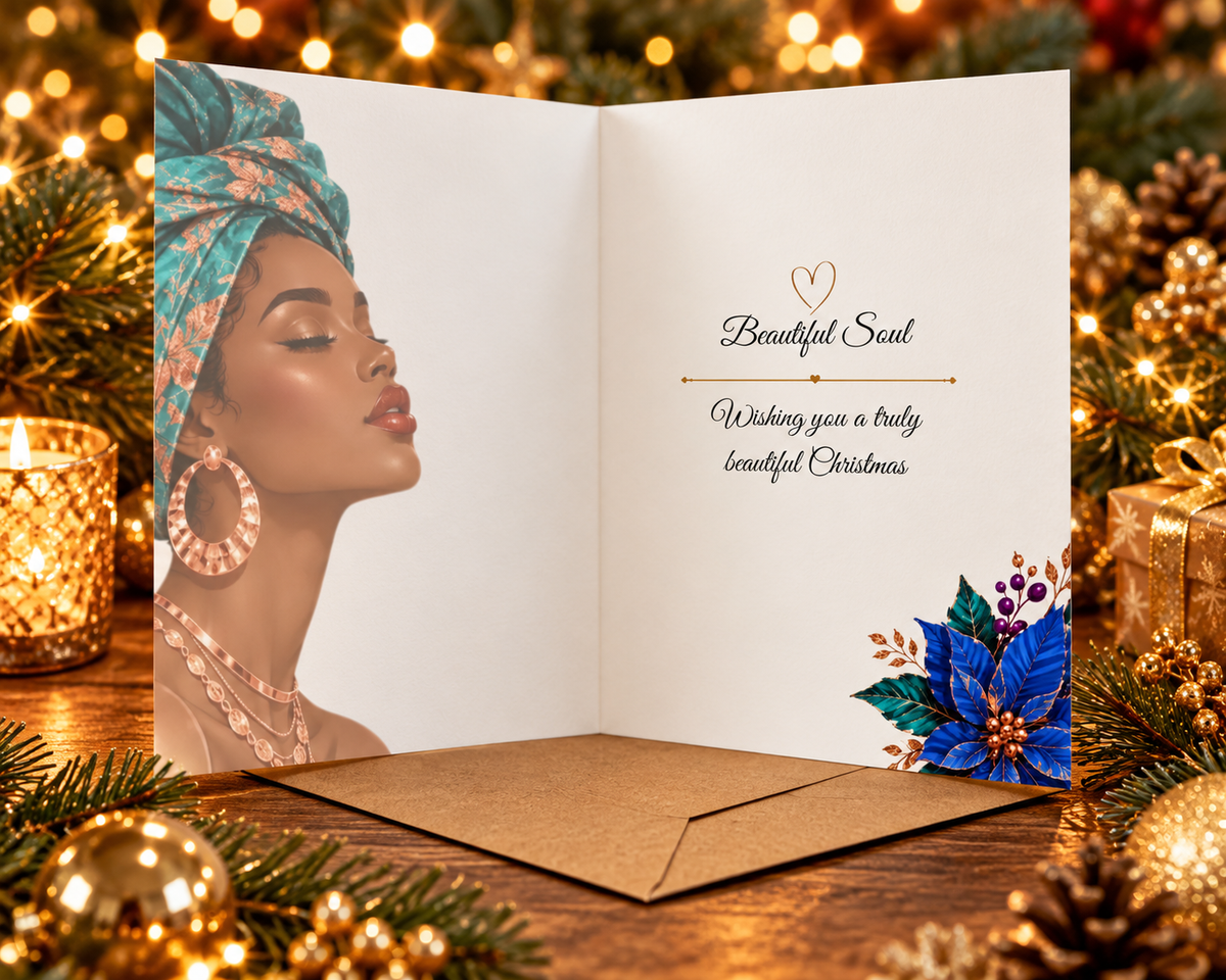 Her Glow Changes Things Christmas Card