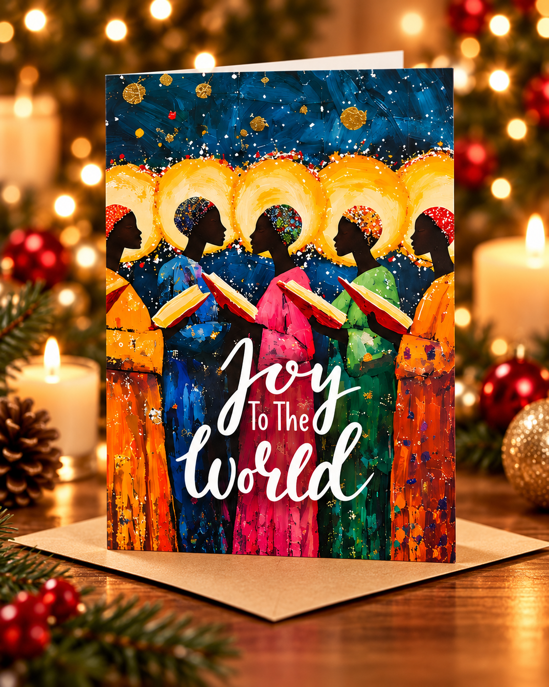 Joy to the World Christmas Card