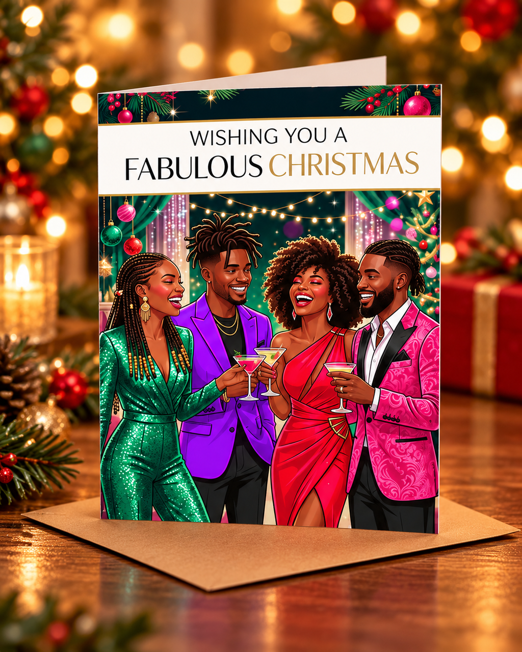 Fabulous Christmas Card for Friends