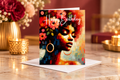 Golden Mosaic Birthday Card