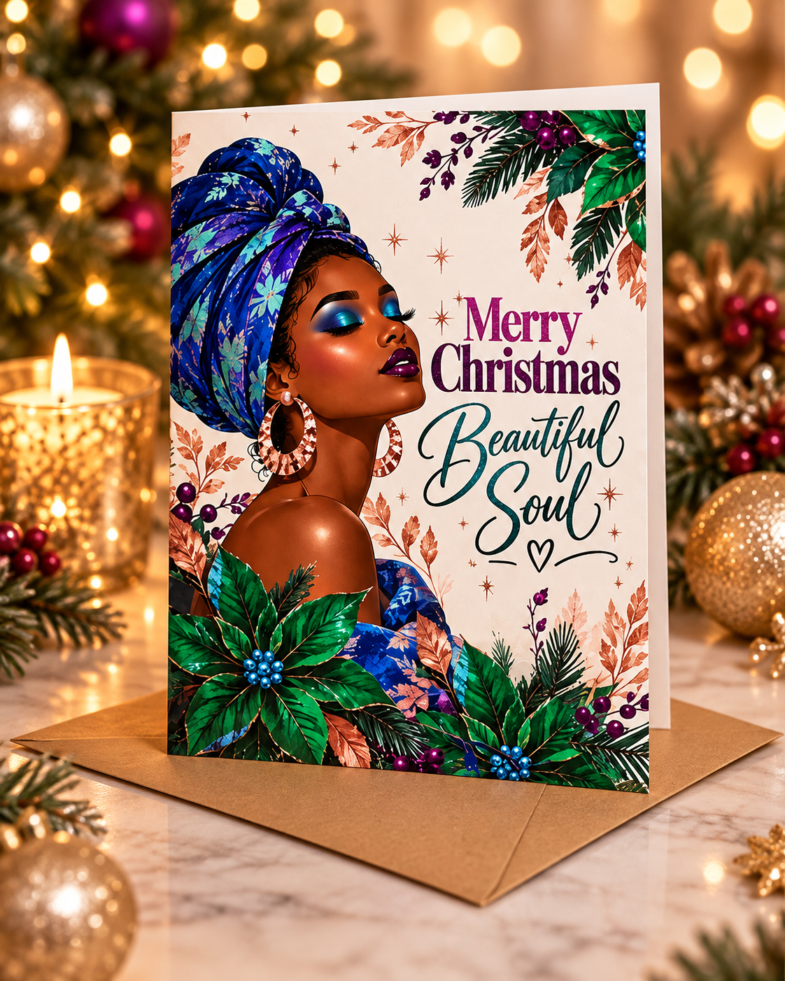Beautiful Soul Christmas Card