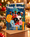 Family Christmas Blessings Card