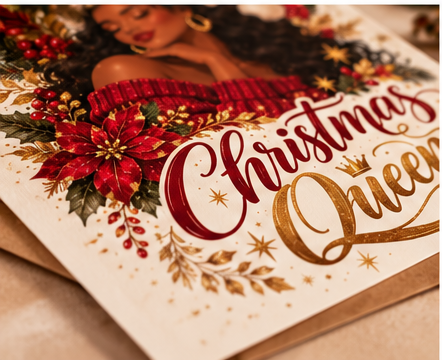 Christmas Queen Greeting Card