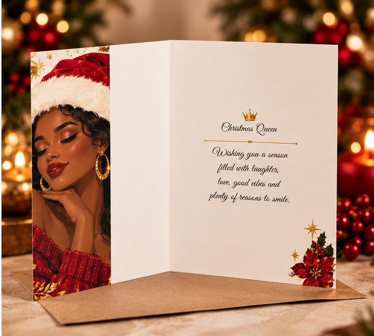 Christmas Queen Greeting Card