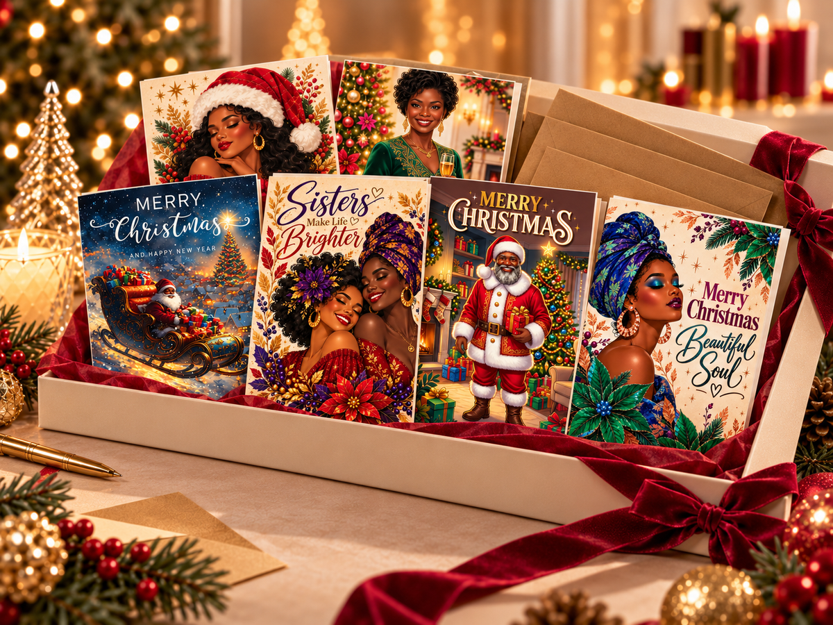 Luxury Christmas Card Stash Box