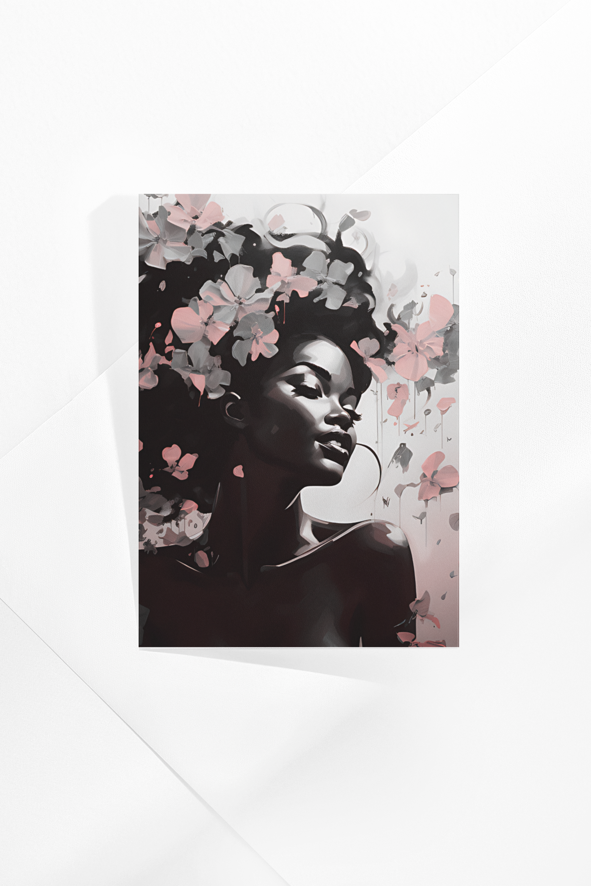 Greeting Card - Delicate Pink