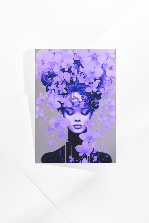 Birthday Card - Flowers of Peace