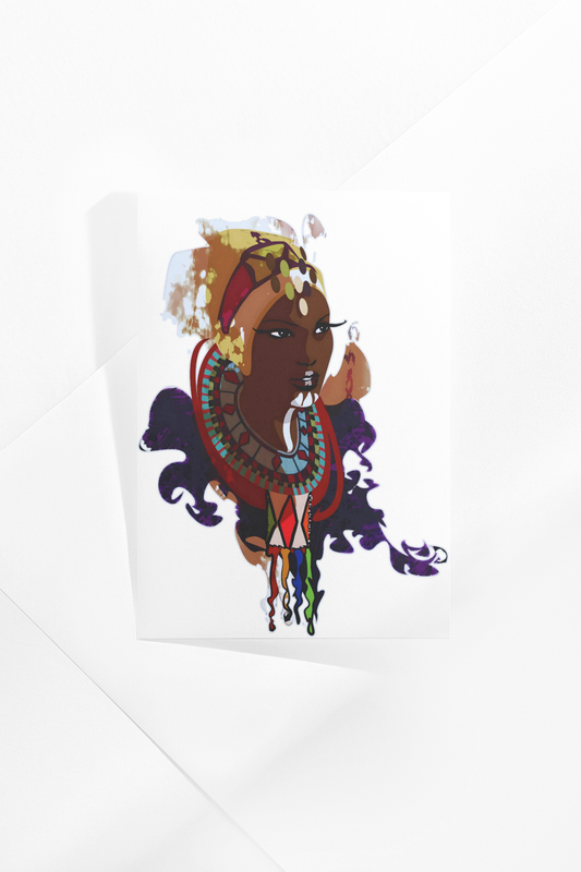 Greeting Card - Tribal Beauty