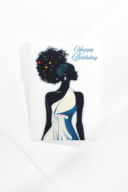 Birthday Card - Angelic