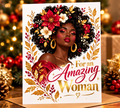 For an Amazing Woman Christmas Card