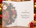 For an Amazing Woman Christmas Card
