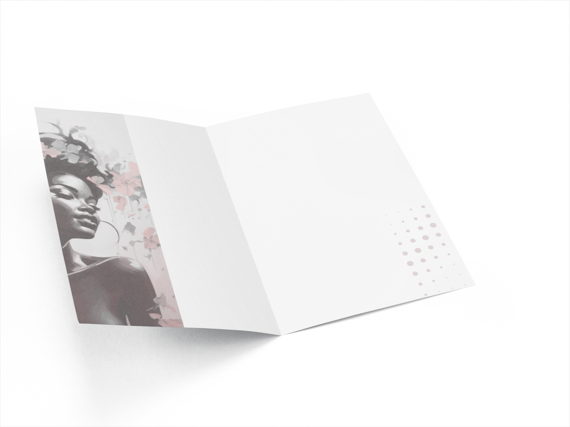 Greeting Card - Delicate Pink