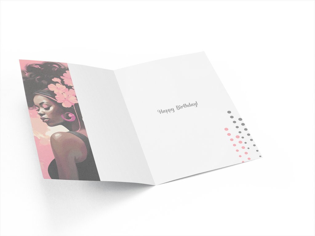 Birthday Card - Petals