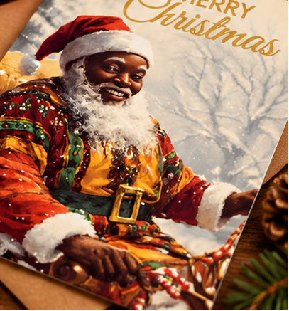Merry Christmas Santa Card