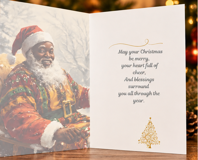 Merry Christmas Santa Card