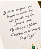 Fabulous Christmas Card for Friends