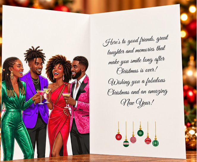 Fabulous Christmas Card for Friends