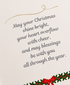 Family Christmas Blessings Card