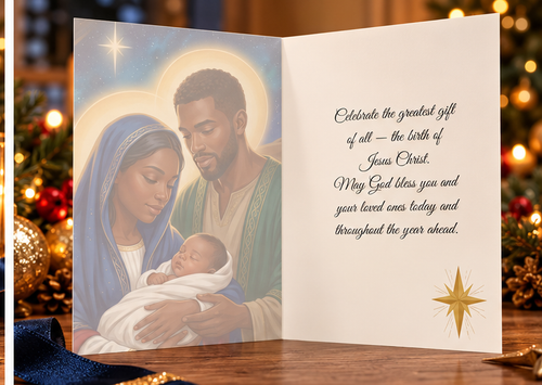 He Is Born Christmas Card