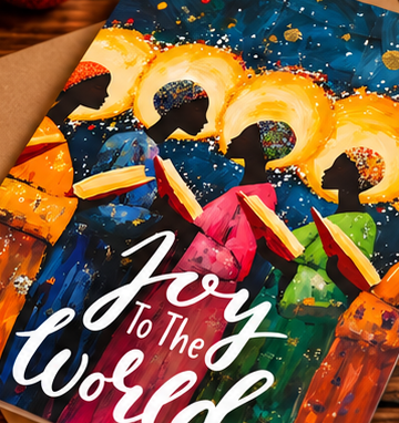 Joy to the World Christmas Card