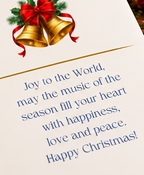 Joy to the World Christmas Card