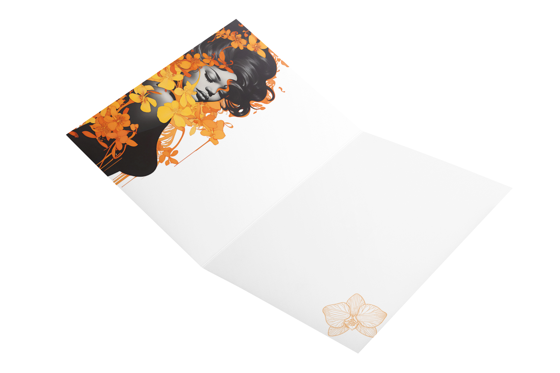 Birthday Card - Whisper of a Flower