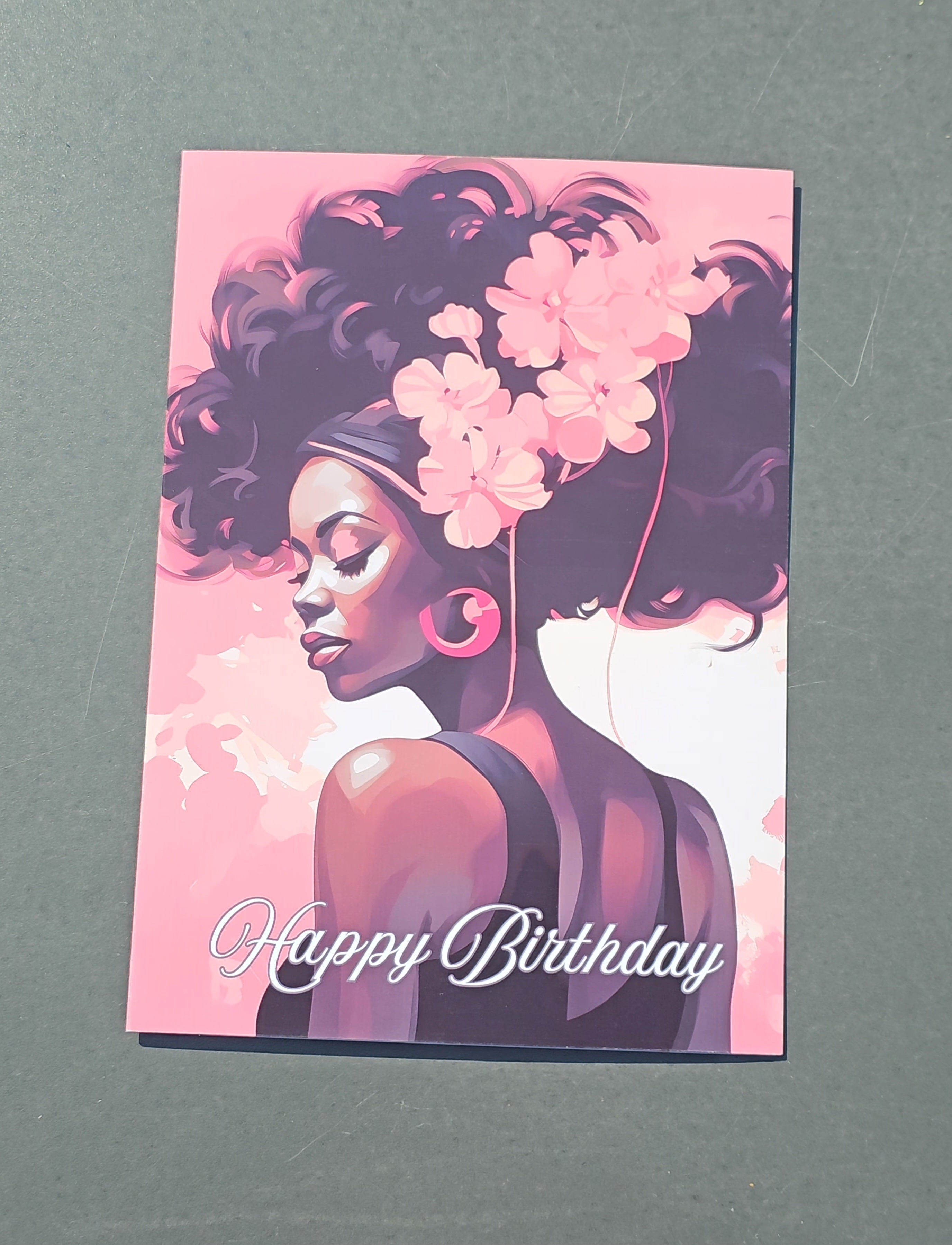Birthday Card - Petals