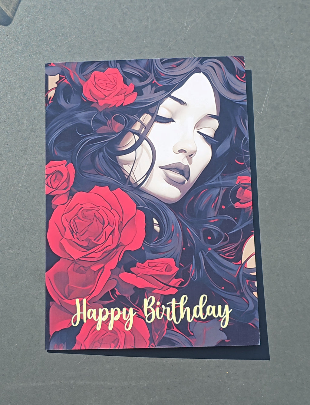 Birthday Card - Roses
