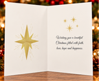 For Unto Us a Saviour Is Born Christmas Card