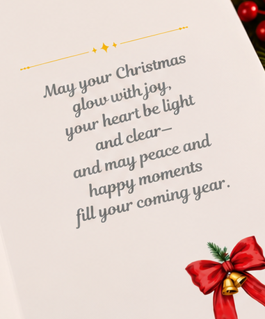 Walking in Christmas Cheer Card
