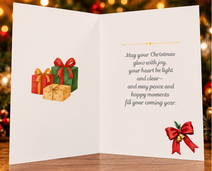 Walking in Christmas Cheer Card