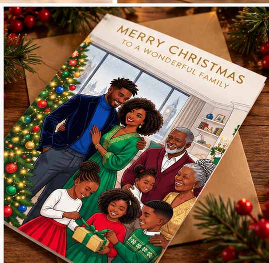 Wonderful Family Christmas Card