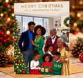 Wonderful Family Christmas Card